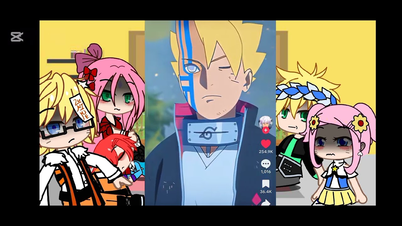 ~[•narusaku family react to naruhina family •]~{Boruto} spoilers ✨💖🔥💢