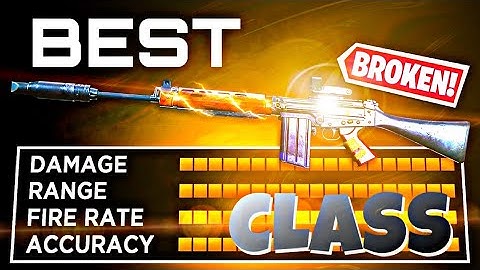 the BEST GUN to use on WARZONE!! ...and it got BUFFED!? (FAL BEST CLASS SETUP)