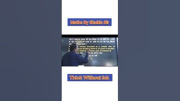 Maths By Shukla Sir | Maths Trick By Shukla Sir | Sanjeevani Classes Meerut