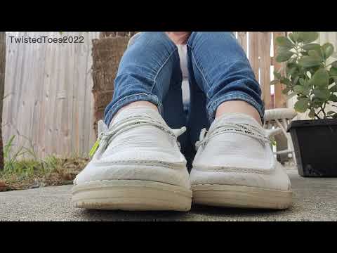 Time to take off my shoes...