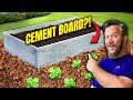 DIY Raised Garden Bed With Cement Board! No Wood