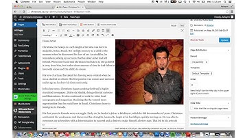 Editing A Wordpress Page Tutorial -  Sharp Edge Studios - Website Design Courses