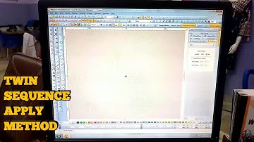 How to apply twin sequence in Wilcom embroidery design | Twin Sequence Tutorial | @Waqqar_kk