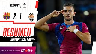 Thumbnail for ¡TRIUNFAZO DE LOS CULÉS Y PUNTAJE IDEAL PARA LIDERAR EL GRUPO H! | Barcelona 2-1 Shakhtar | RESUMEN