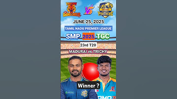 Madurai vs Trichy Today Match Prediction | SMP vs TGC Tnpl Toss Winner Today #toss #tnpl #prediction