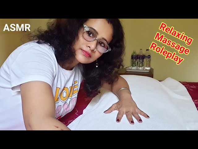 ASMR 💆‍♀️ Massage Roleplay ( back,neck, shoulder)| Asmr Ghosal | asmr personal attention |