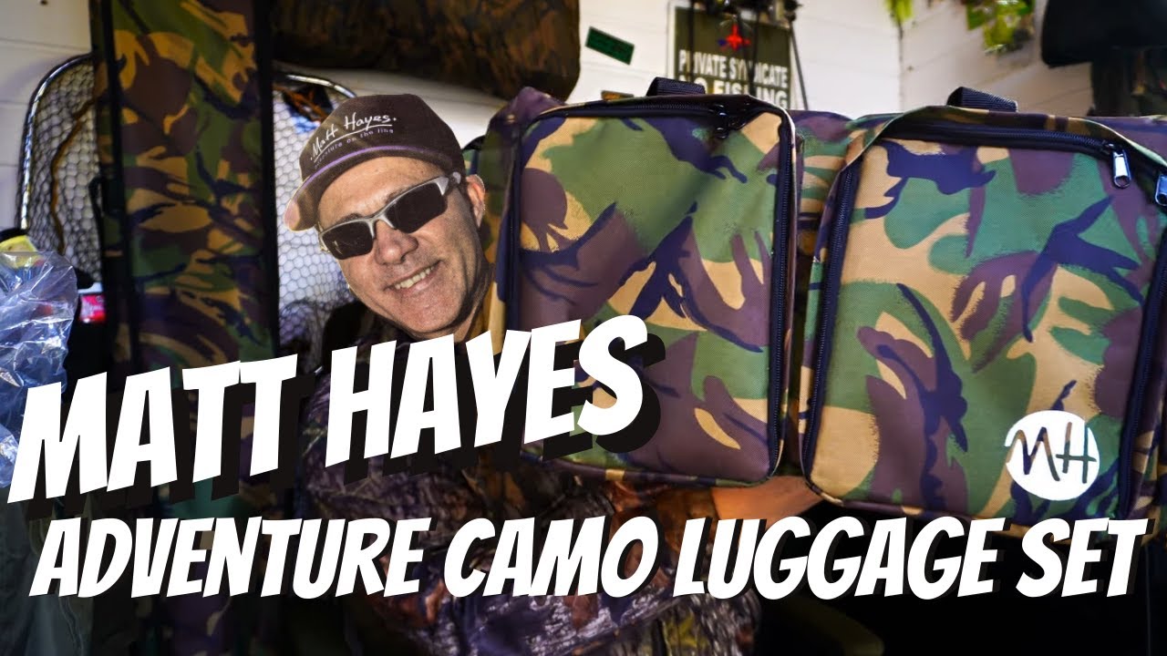 Matt Hayes Argos Fishing Tackle -- Adventure Camo Luggage for Carp Fishing  -- 🎣🙏 