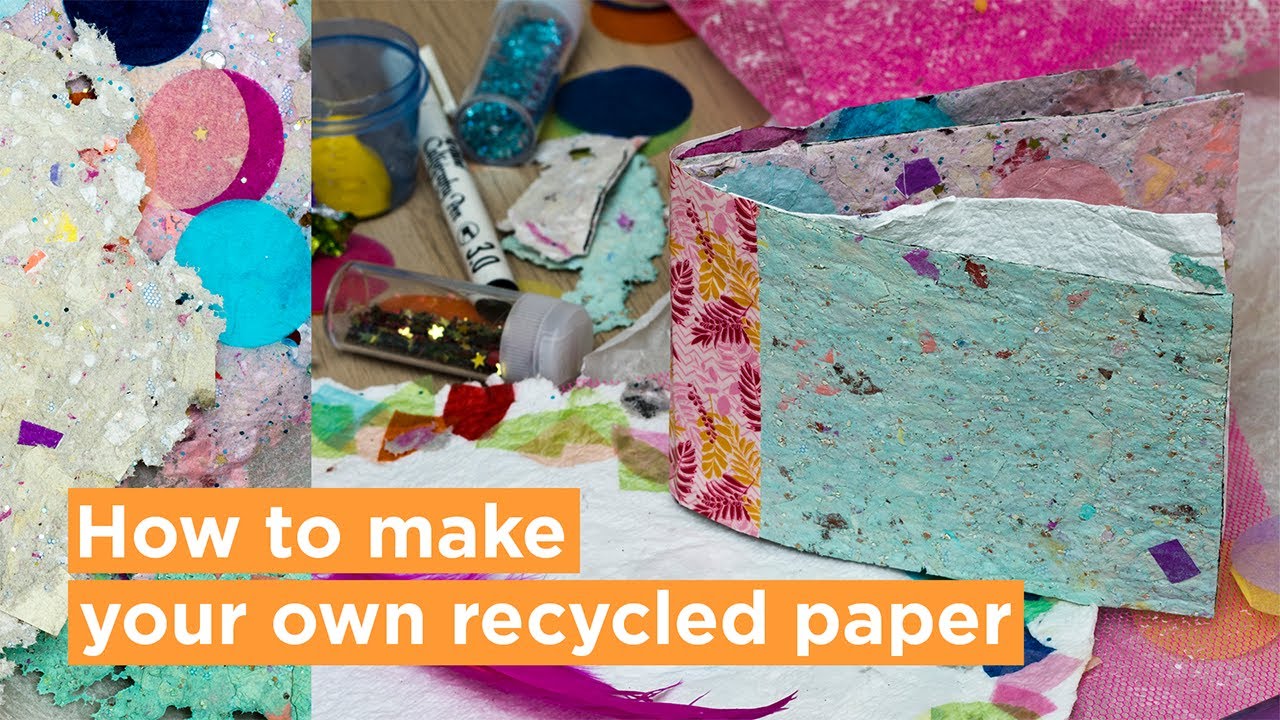 Recycling Old Paper to Make Beautiful Handmade Paper