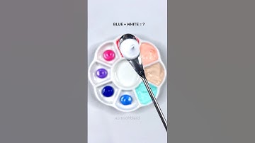 Small Swirls, Big Satisfaction 😌 #colormixing #satisfying