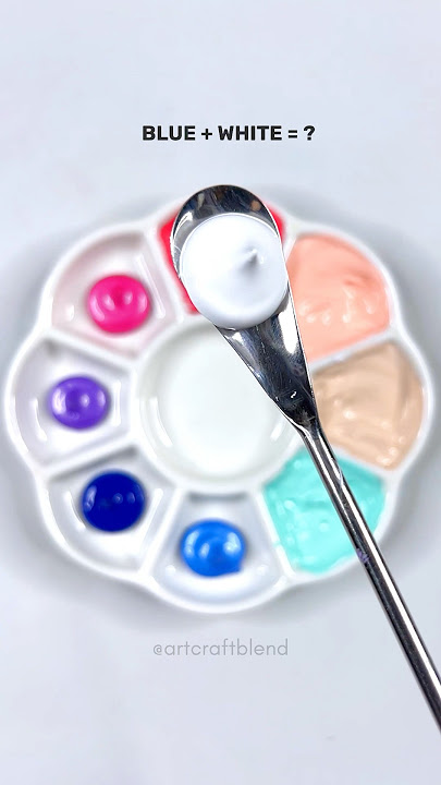 Small Swirls, Big Satisfaction 😌 #colormixing #satisfying