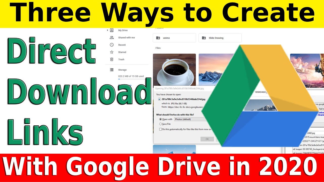 How To Create Direct Download Links With Google Drive 3 Ways In 2020 Yourself Online Or With App Youtube - roblox ultimate driving radio codes google docs