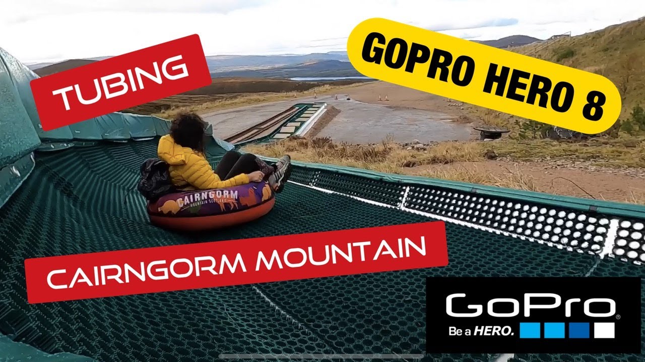 Tubing at Cairngorm Mountain GOPRO HERO 8 BLACK LINEAR 60 FPS