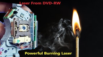 How to Make a Powerful Burning Laser From DVD-RW
