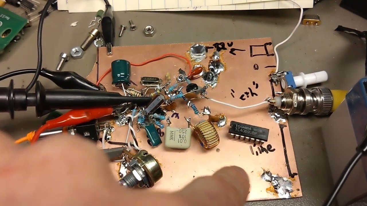 TC4069UB - Single chip 80m receiver, first steps