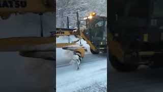 Komatsu Gd675 Greyder Kar Küreme