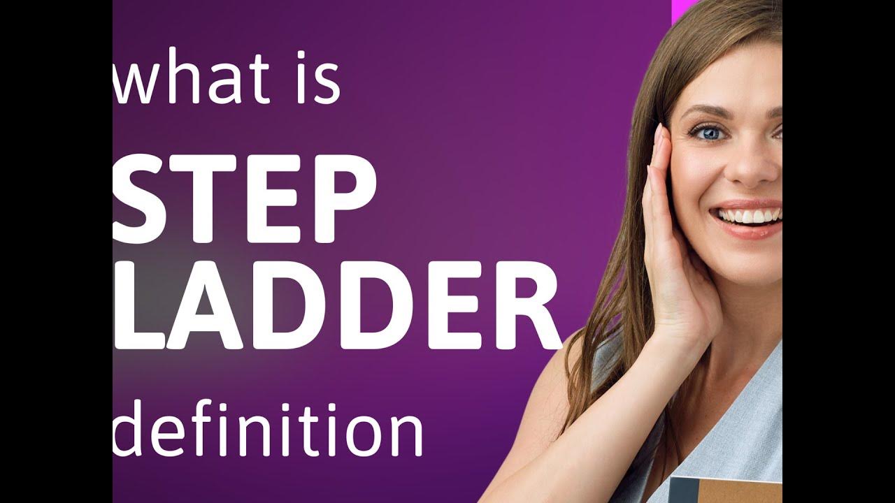 Step ladder STEP LADDER meaning YouTube