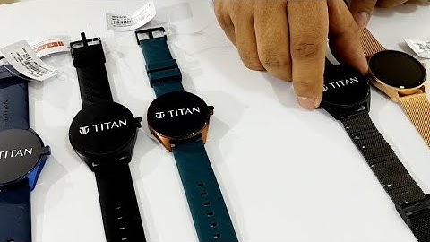 Titan Crest 1.43 Inch AMOLED Display SingleSync BT Calling In Built Games Smart Watch for Unisex