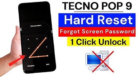 Tecno Pop 9 Hard Reset Without Pc | Easy Way To Unlock Tecno Pop 9 Remove Pattern/Password/Pin Lock
