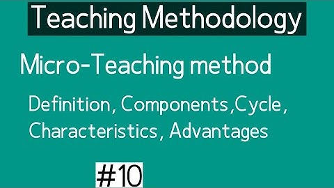Definition of Micro Teaching | Micro Teaching for CTET, KVS, NVS