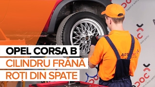 Cum schimb Cilindru receptor frana OPEL CORSA B (73_, 78_, 79_) - tutoriale video