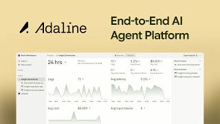 Adaline Walkthrough: End-to-End AI Agent &amp; Prompt Engineering Platform | Saasfactor