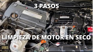 LIMPIEZA DE MOTOR EN SECO | CHEMICAL GUYS + MEGUIAR'S