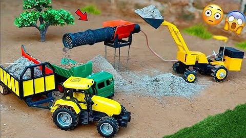 diy tractor Soil Seeder Machine | diy tractor JCB | tractor loading | water pump | @shani creator