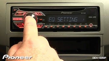 How To - DEH-150MP - EQ Settings