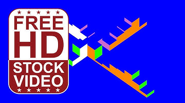 Free Stock Videos – abstract animated squares appearing randomly orthographic view animation