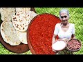 Coconut Roti with Chili Sambol by Grandma Menu