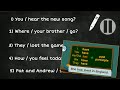Present Perfect Tense Concepts
