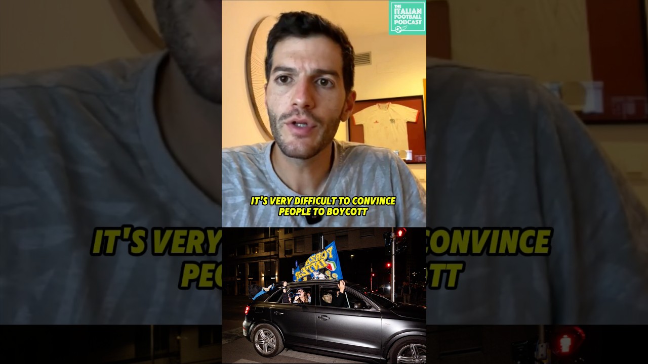Palestinian football journalist Bassil Mikdadi: How Inter Milan fans can take a stand #shorts
