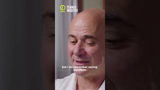 Hall of Famer Andre Agassi at the US Open