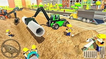 City Pipeline Construction Work : Plumber - Best Android GamePlay