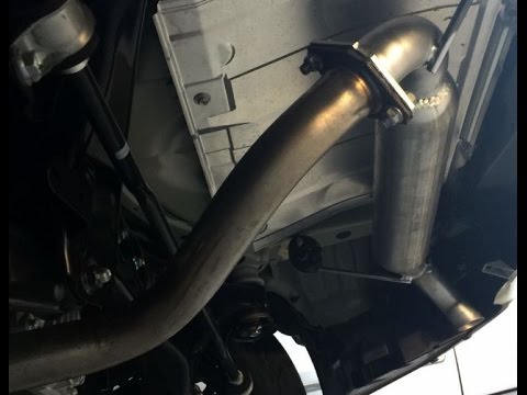 Subaru Crosstrek custom exhaust - YouTube
