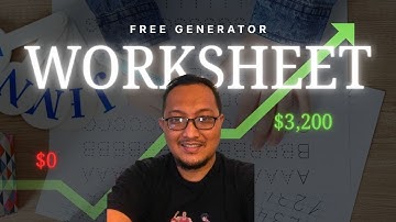 WOW! Make $3,200/Month with Free Worksheets – Online Worksheet Generator