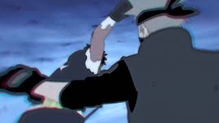 Kakashi vs Obito kunai transition Green Screen