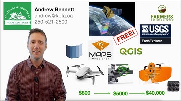 Agricultural Mapping with Drones and Satellites