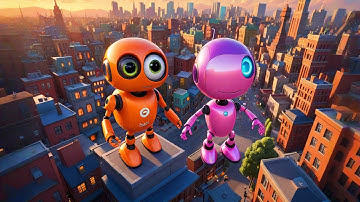 Six Little Robots Add and Subtract | Math Song for Kids | Nursery Rhymes and Educational Baby Songs