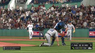 Pitcher hit by ball MLB the show 21