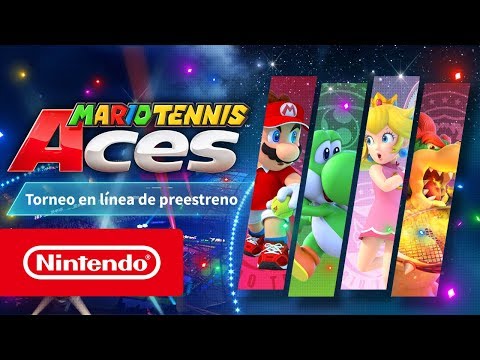 Mario Tennis Aces - Tráiler del torneo en línea de preestreno (Nintendo Switch)