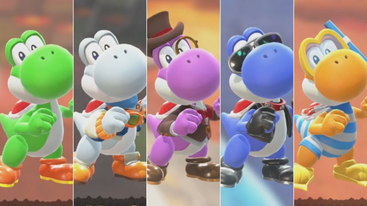 Mario Kart World // All Yoshi Characters
