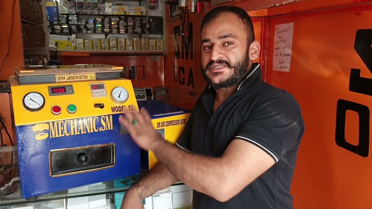 sm model 12 oca machine XL size for tablets and edge screens how to work 