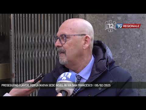 PROSEGUONO I LAVORI PER LA NUOVA SEDE INSIEL IN VIA SAN FRANCESCO  | 05/02/2025