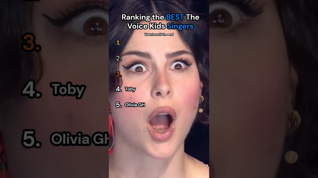 Ranking the BEST The Voice Kids Singers