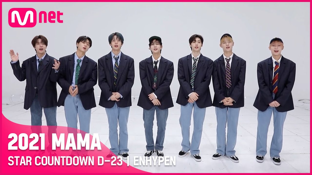 [#2021MAMA] STAR COUNTDOWN D-23 by ENHYPEN