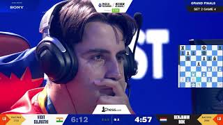 GM Vidit Gujrathi vs GM Benjamin Bok | India Rising EWC Qualification | Set 2 Game 4