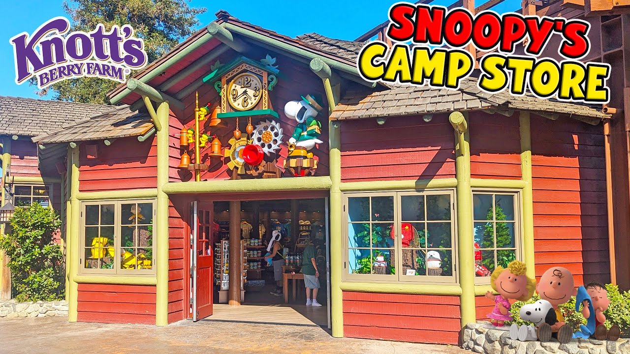 Snoopy’s Camp Store Tour in Camp Snoopy at Knott’s Berry Farm [4K]
