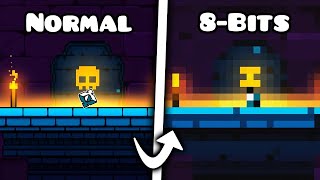 DASH PERO PIXELADO (8 BITS) | Geometry Dash