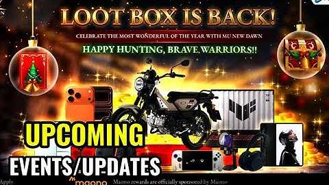 MU NEW DAWN | UPCOMING UPDATES AND EVENTS